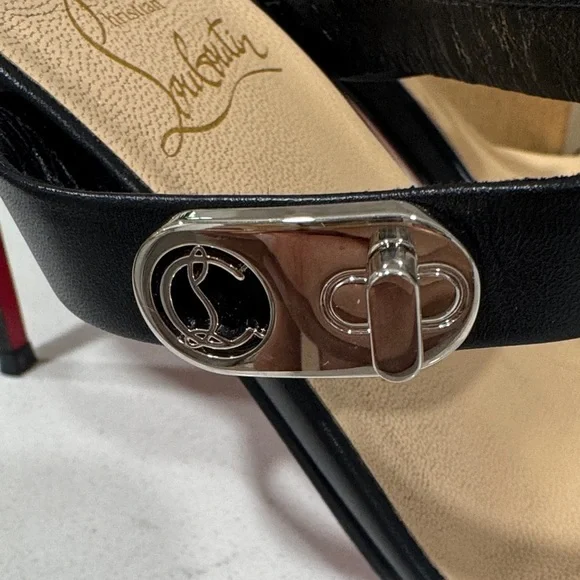 Christian Louboutin Black Lock Me 85 - Picture 9 of 9